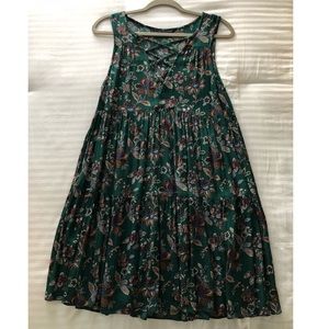 AE Lattice Front Floral Dress